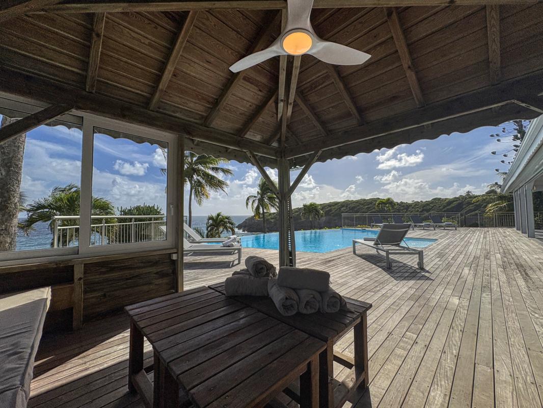 8.Location villa piscine Sainte Anne Guadeloupe_Carbet vue Mer